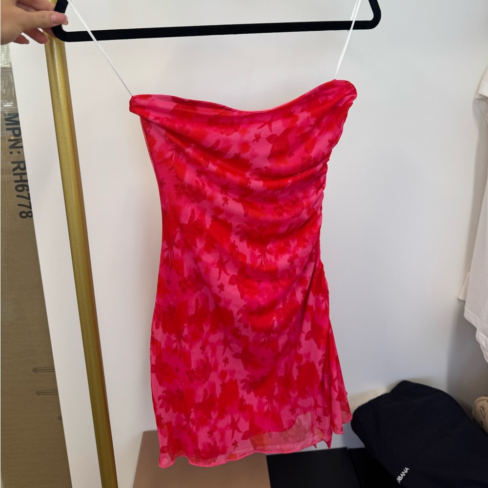 Princess Polly Donelli Mini Dress | Pink Floral | NWT